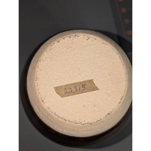 Whiskey Creek Pottery Jug Vase 8.25" Signed by S. Kammerer Brown Bronze Hand thr - Picture 13 of 13